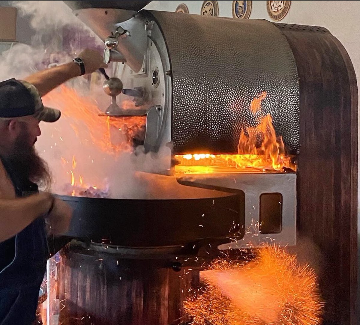 When we’re not roasting the alphabet mafia, we do actually roast coffee!