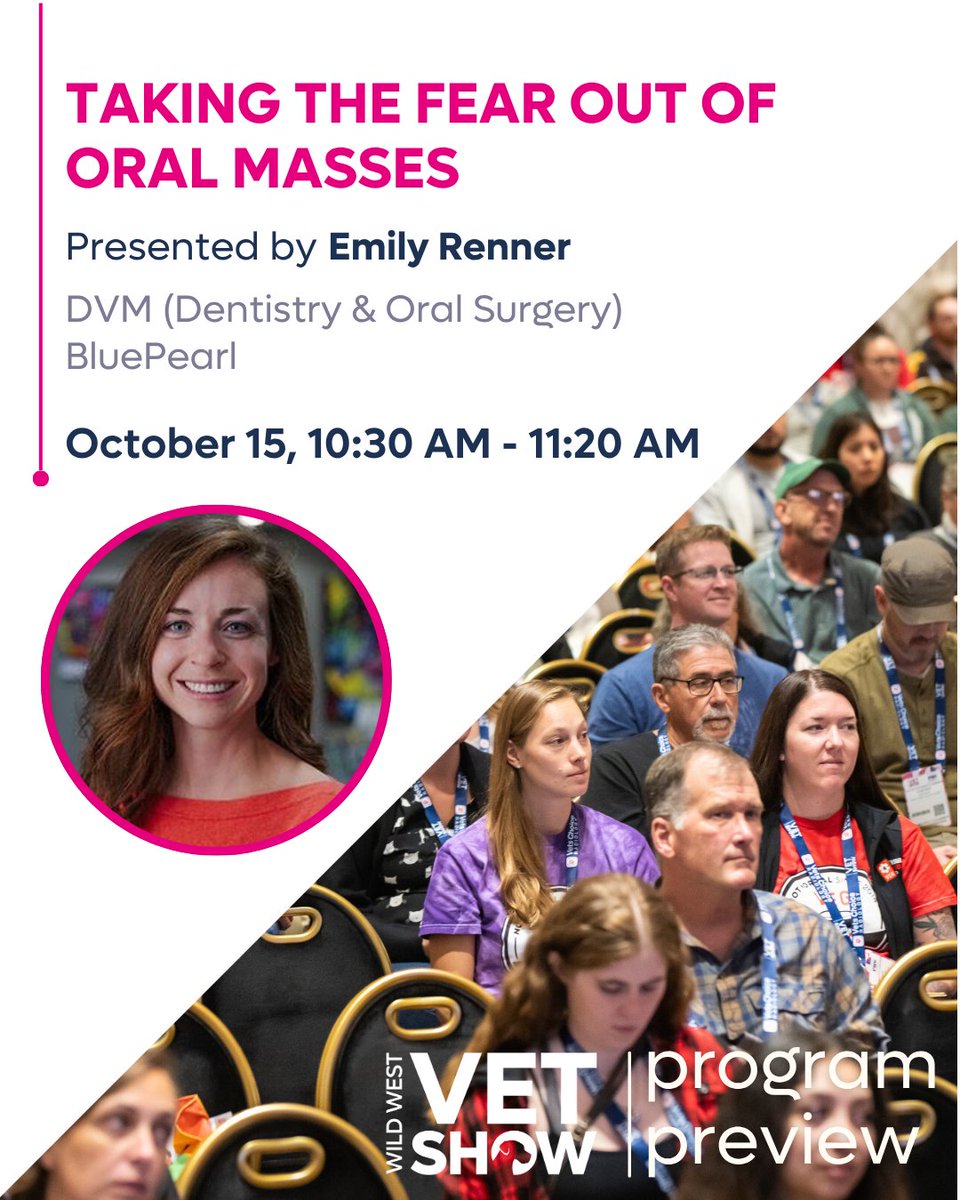 Ready to expand your expertise? Wild West Vet brings you the latest insights in dentistry, dermatology, cardiology, and SO much more. Visit the link in our bio to view the full program and discover everything we have in store for you!🐾🩺

#Veterinary #Vettech #Vetshow