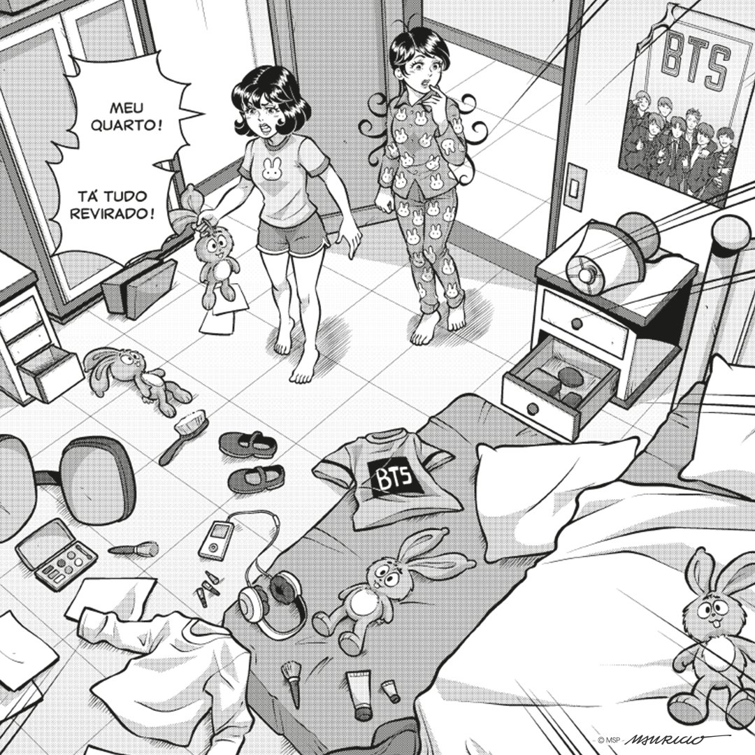 Quarto da Mô uma bagunça, mas a única coisa que importa é: BTS IS BACK! 💜