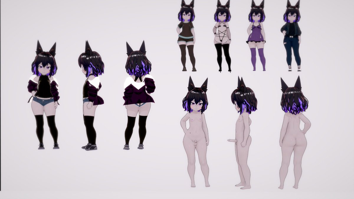Now it's time to introduce Vespera to a LadyBoy yordle, or femboy, yordle belonging to <a href="/VesperaMoonveil/">Vespera Moonveil</a> 

(#Koikatsu // #Yordle // #Shortstack // #oc // #League_of_Legends)