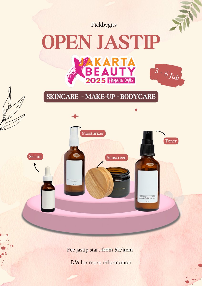 oddb0ds's tweet photo. [HELP RT]

✨️Open jastip Jakarta x Beauty 2025✨️

✅️ 100% trusted!
✅️ Pengiriman Jaksel
✅️ Bisa COD Jakarta/Rangkasbitung
✅️ Bisa CO lewat 🍊
✅️ Open semua produk 

Yang mau jastip boleh banget DM atau langsung gabung ke grup WA~

#zonajajan #zonauang https://t.co/QM9XpZCmrX