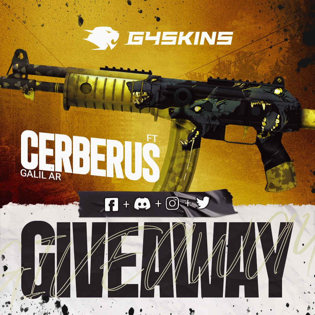 25 Skin Giveaway with G4Skins!🎉

🎁 Gail AR |  Cerberus FT

To enter:
✅Follow  <a href="/g4skinsdotcom/">G4SkinsCOM</a>
✅Retweet + Like
✅Tag a CS2 Friend
✅Follow IG instagram.com/g4skins
✅Join our Discord discord.gg/g4skins

Winner will be picked on July 9th. Good luck!💪

#CS2 #CS2Giveaway