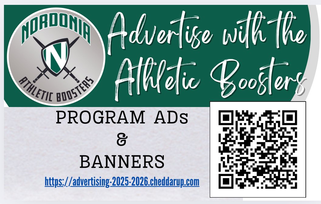 Advertise with the Nordonia Athletic Boosters for the 2025-2026 season!
Community support plays an important role in helping us provide supplemental funding -uniforms, senior scholarships, and so much more! #Nordonia
We’d love to have you on board!
my.cheddarup.com/c/advertising-…