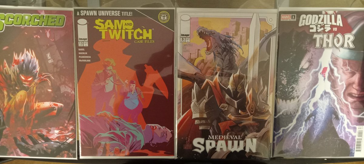 moutasem (@mutantmo) on Twitter photo New comic books day #NCBD <a href="/ImageComics/">Image Comics</a> <a href="/Marvel/">Marvel Entertainment</a> #Scorched #SamAndTwitch #MedievalSpawn #GodzillaVsThor New comic books day #NCBD <a href="/ImageComics/">Image Comics</a> <a href="/Marvel/">Marvel Entertainment</a> #Scorched #SamAndTwitch #MedievalSpawn #GodzillaVsThor