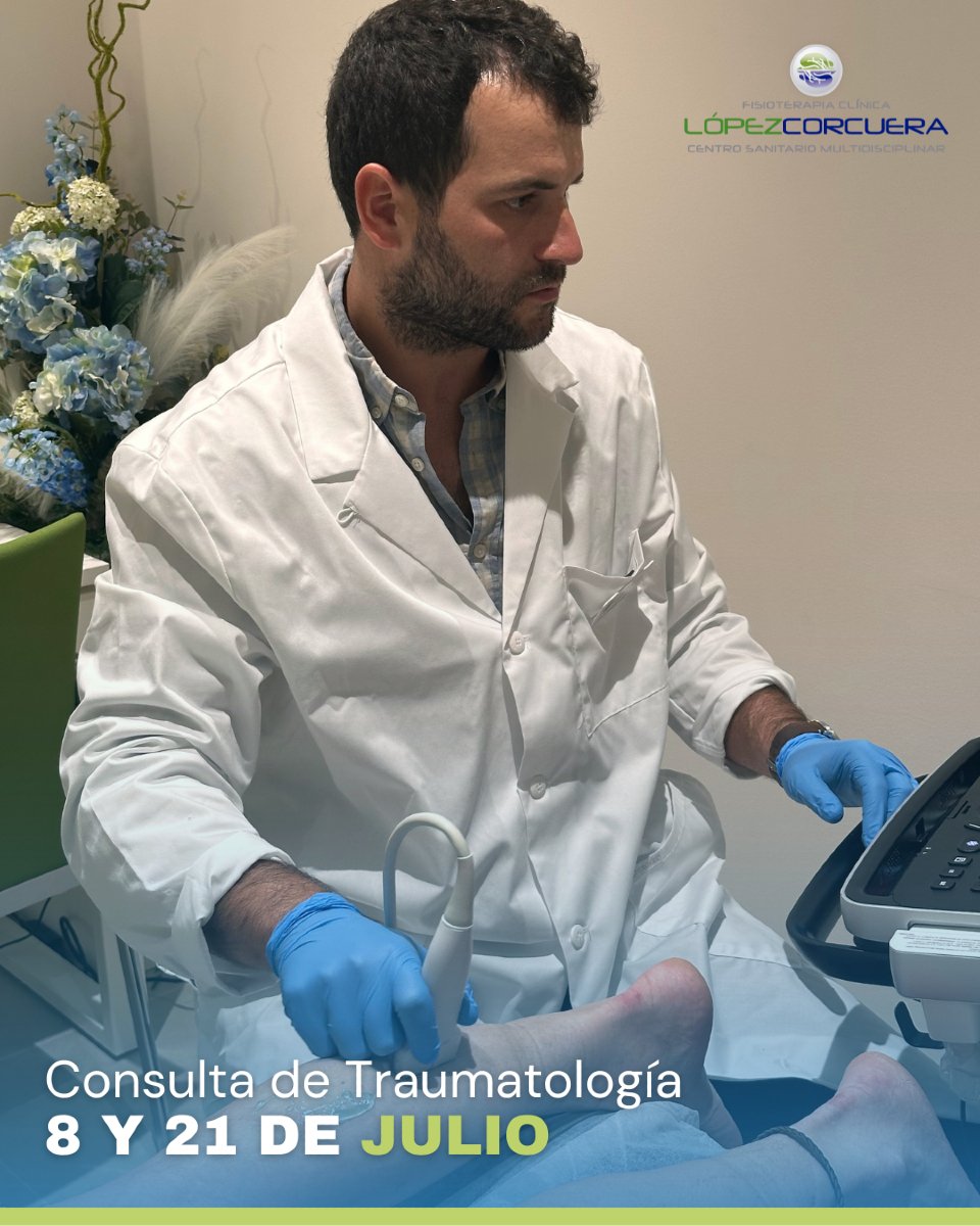 lopezcorcuera's tweet photo. ¿Tienes molestias musculares o alguna lesión que necesita atención especializada?

📅 Nuestro Servicio de Traumatología estará disponible los días 8 y 21 de julio para ayudarte a recuperar tu bienestar de forma segura y personalizada

Agenda tu cita 📞 947 21 92 26 https://t.co/ilxi54j2YM
