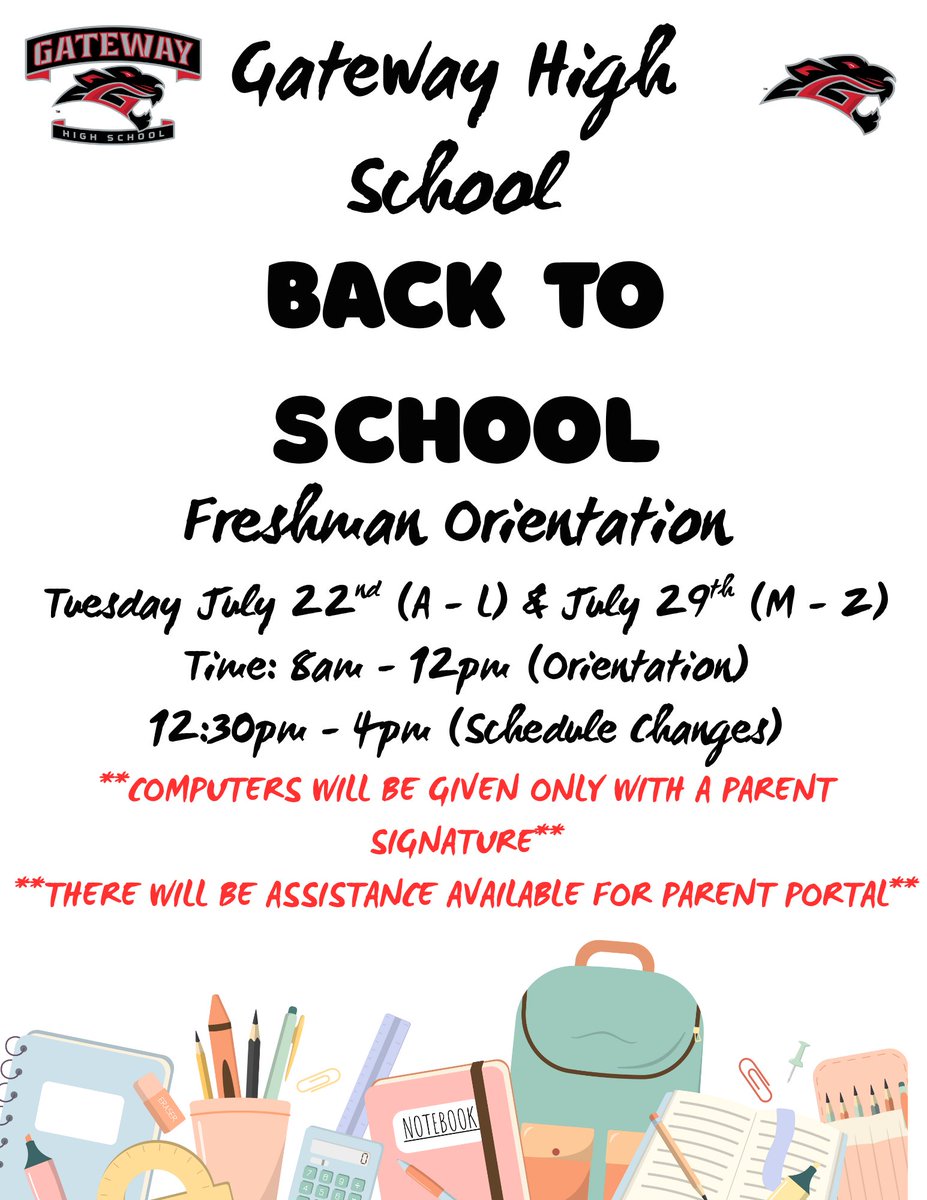 Freshman Orientation  psqr.io/980C6Xw1Tz via <a href="/ParentSquare/">ParentSquare</a>