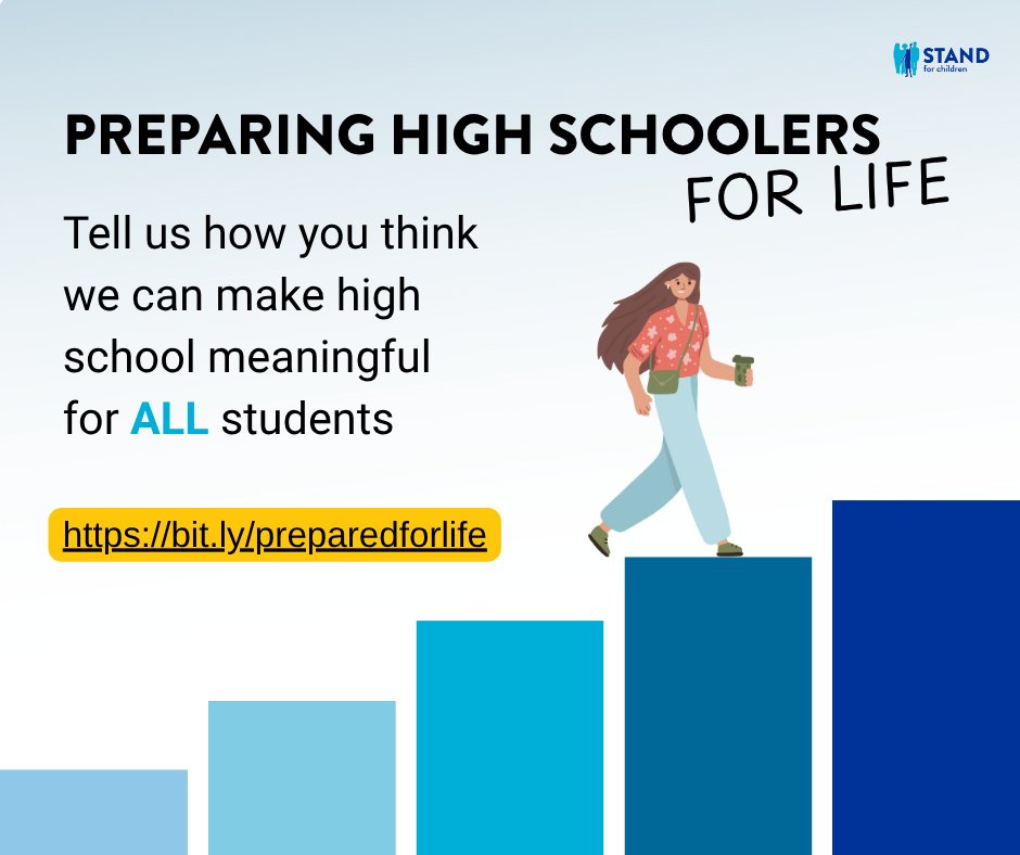 Over 40% of Illinois’ 12th graders were chronically absent last year. About 1/4 of high school students feel that what they learn in class does NOT prepare them for life.

So how can we make high school meaningful for all students? Tell us your thoughts!

bit.ly/preparedforlife