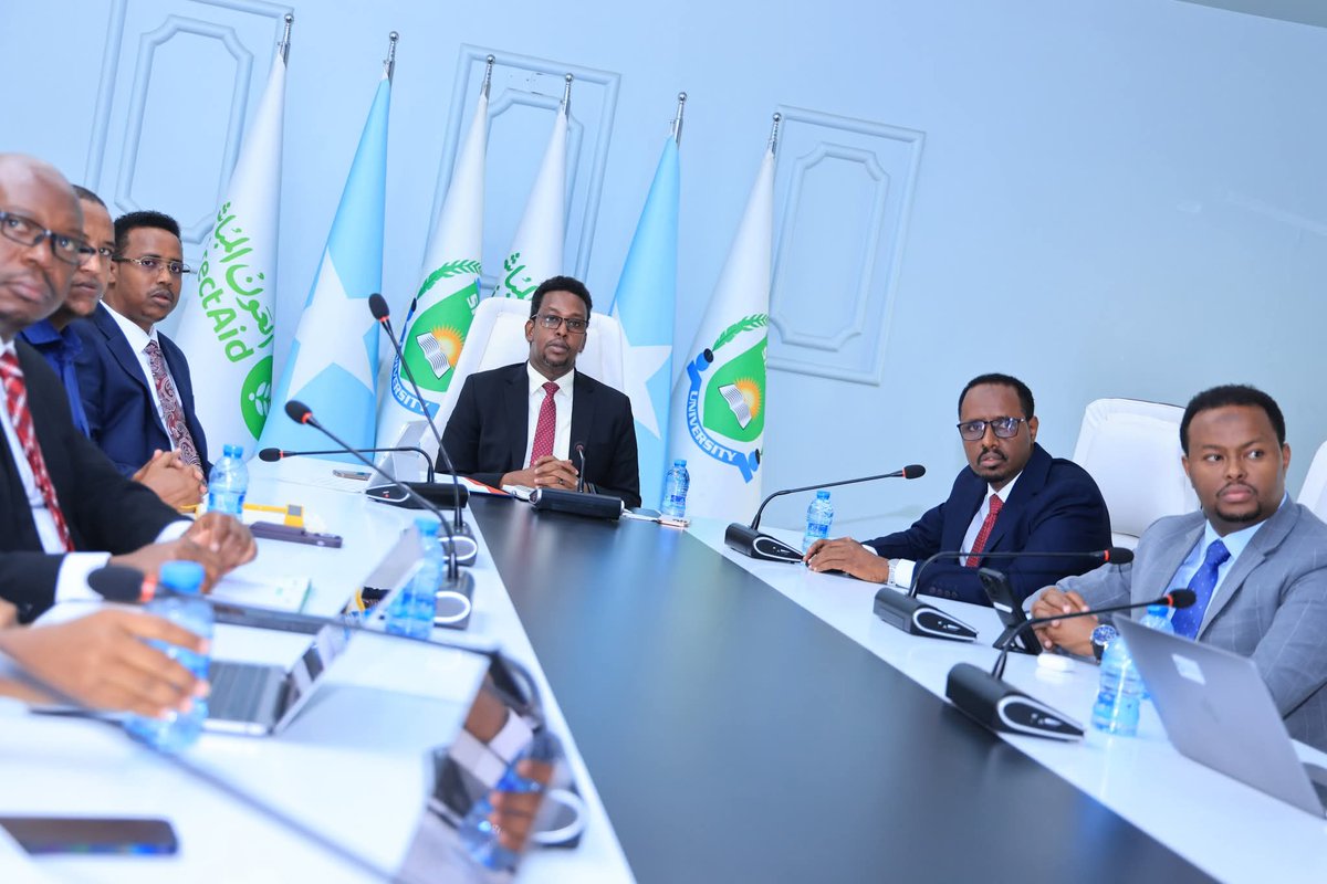 SIMADUniversity's tweet photo. Mogadishu | July 2, 2025
SIMAD University held its monthly Council meeting chaired by Rector Dr. Abdikarim Mohaidin Ahmed.
The Council reviewed the overall progress and discussed recent institutional milestones.
#SIMADUniversity #Leadership #Innovation #SIMAD25 #SIMADLeads https://t.co/0gtDZCg7xj