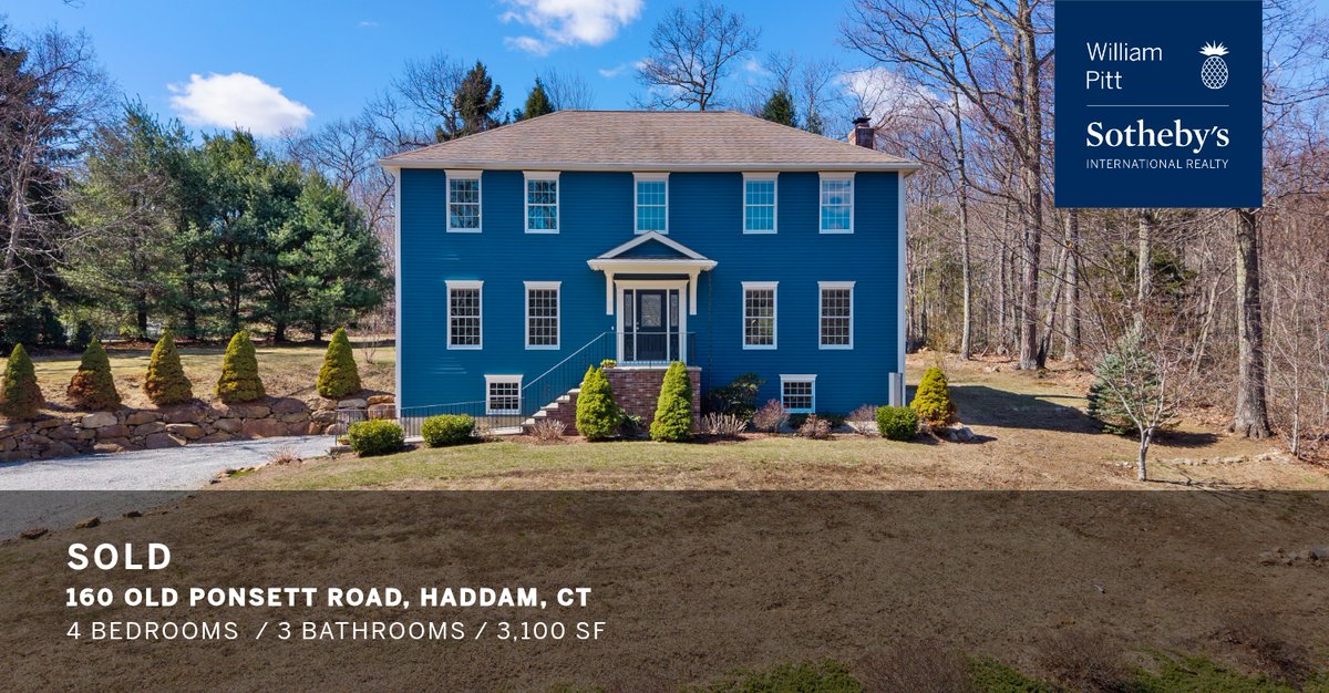 LymesREagent's tweet photo. Another SOLD! This time in HADDAM. 160 Old Ponsett Road has been sold! Very happy for my clients. They did a beautiful job undating this home. If you're thinking about selling your home, let's talk!

Allyson Cotton 
Real Estate... https://t.co/s71kExpVbV https://t.co/tpZNg5MFcw