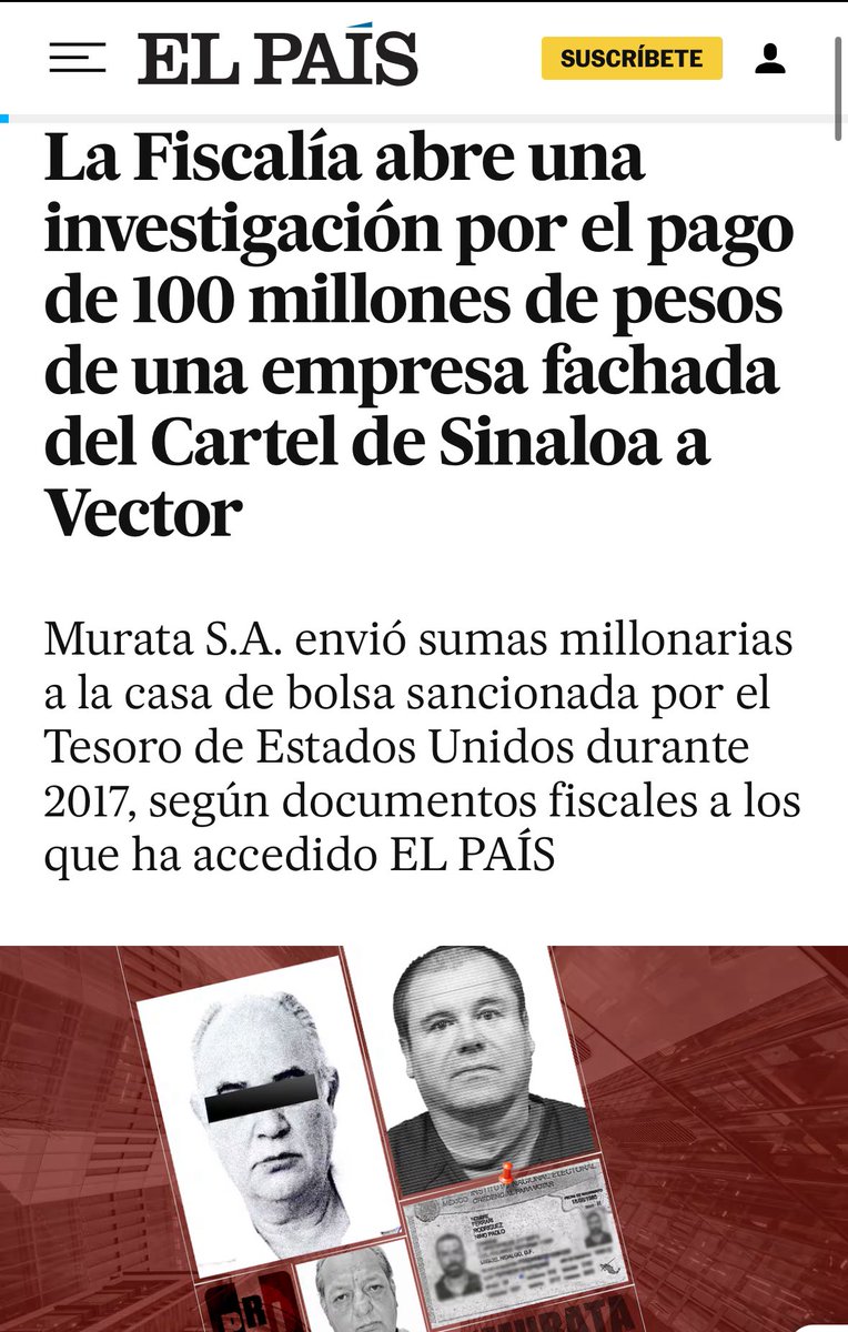 avieu's tweet photo. Una empresa fachada del Cártel de Sinaloa transfirió ¡100 millones de pesos! a #Vector, la casa de bolsa de Alfonso Romo sí, el exjefe de gabinete de AMLO.

Sheinbaum seguirá diciendo que no hay pruebas… 🤔
#LavadoDelBienestar 

https://t.co/VeAhSGgUW9 https://t.co/pU5c2a7swK