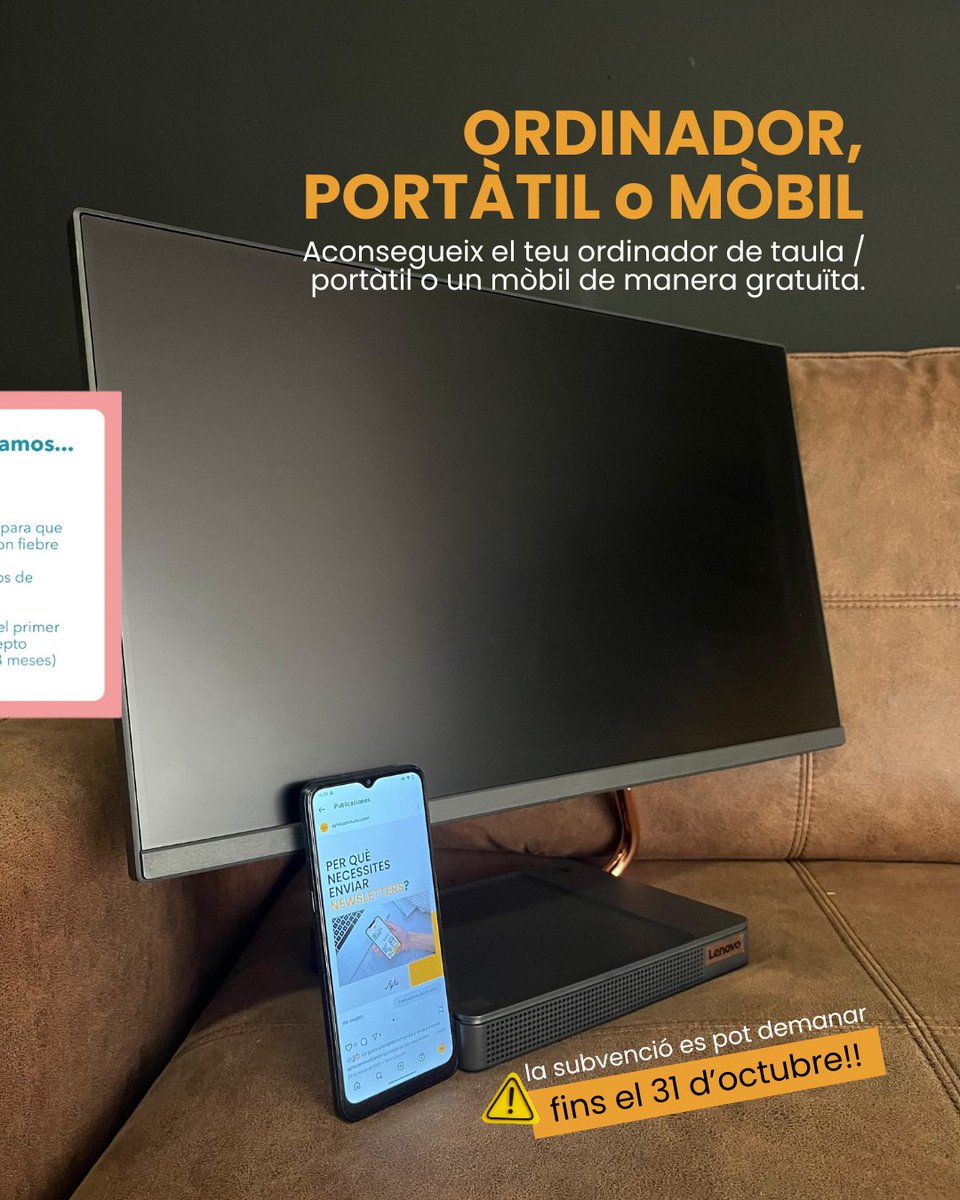 Web o xarxes socials GRATIS! 🤪 Amb mòbil o ordinador de regal 🤩

El #KitDigital és una subvenció de l'Estat per ajudar les empreses a fer la seva web o xarxes socials 🚀 et fem la web o xarxes socials i no has de pagar ni 1€ 🔝

📲 T'ho expliquem tot a ayhecommunication.com/kit-digital/