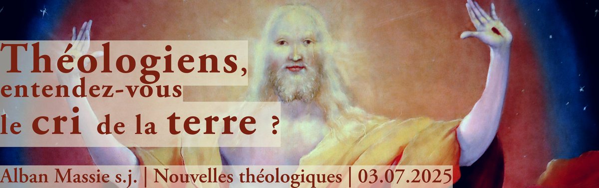 Théologiens, 𝗲𝗻𝘁𝗲𝗻𝗱𝗲𝘇-𝘃𝗼𝘂𝘀 𝗹𝗲 𝗰𝗿𝗶 𝗱𝗲 𝗹𝗮 𝘁𝗲𝗿𝗿𝗲 ?
Pour une espérance théologique face à la crise écologique

Il est temps de poser la question dans toute sa radicalité évangélique : et nous, théologiens, où sommes-nous lorsque la Création gémit dans les