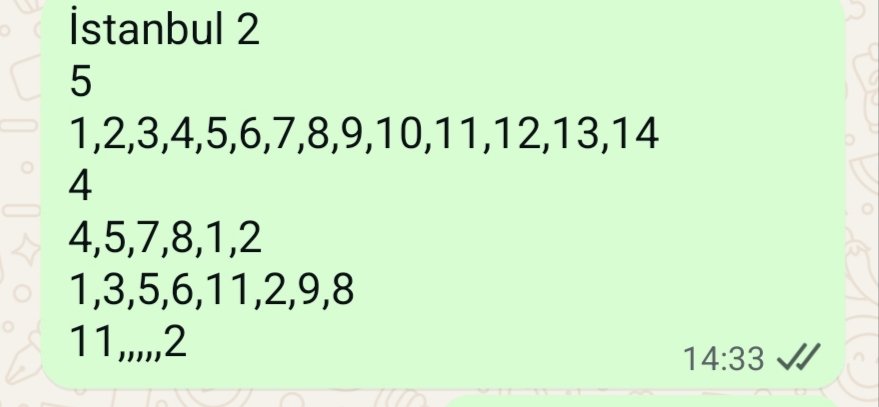 Hem <a href="/acikaranet/">Acikara.net</a> sitesi'nde ücretsiz verdigim hem whatsapp grubuna verdiğim istanbul 2.altılısı isabet saglamıştır. üye olup degerlendiren arkadaşlara✨ 27bin750 tl✨l kazandırmıştır
Oynanan arkadaşlara hayırlı olsun
<a href="/CokCirKin/">CokCirKin</a> <a href="/tylnklkn19/">taylan kalkan</a>