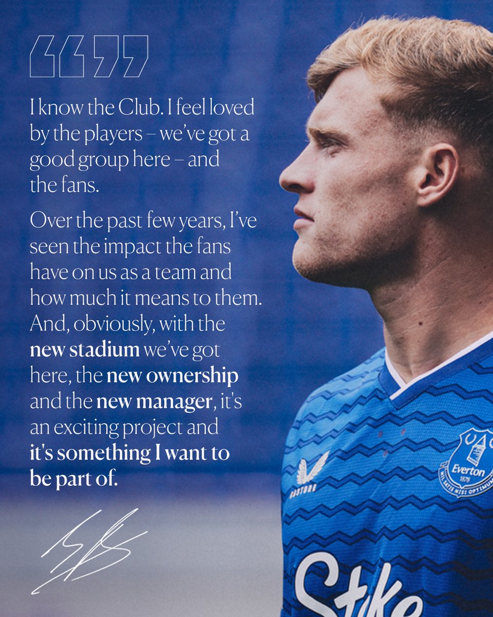 Everton's tweet photo. Excited for the future. 💭 https://t.co/QmNUFCpsnK