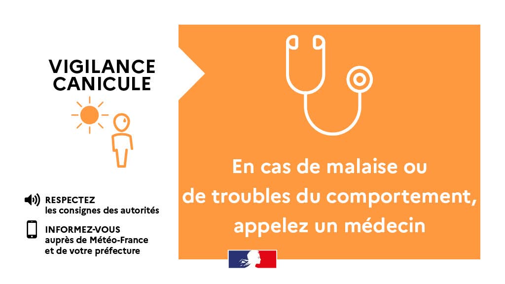 Prefet2B's tweet image. #Météo2b #VigilanceOrange ☀ 🟠 La vigilance orange &quot;Canicule&quot; est prolongée jusqu&apos;au 3/07/ 25 à 23h59 au ➕️tôt.
Les températures maximales devraient rester élevées les prochains jours. Entre 33 et 36°. Les températures minimales pourraient se maintenir entre 21 et 23°