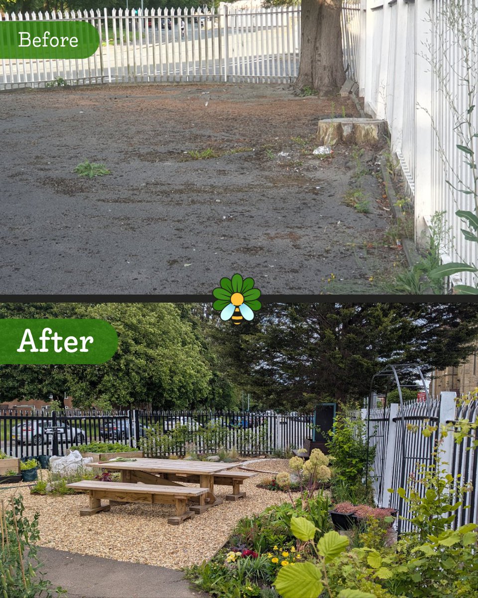 Greater Manchester Environment Fund (@gmenvfund) on Twitter photo ๐ LOOK AT THIS amazing before and after transformation for the Brotherhood Peace Garden in Moss Side ๐
They've used the #GreenSpacesFund to turn a bare patch of concrete into a flourishing garden for all๐
<a href="/OOOBCSUK/">BCS United Kingdom</a> <a href="/AndyBurnhamGM/">Andy Burnham</a> <a href="/SowtheCity/">Sow the City</a> ๐ LOOK AT THIS amazing before and after transformation for the Brotherhood Peace Garden in Moss Side ๐
They've used the #GreenSpacesFund to turn a bare patch of concrete into a flourishing garden for all๐
<a href="/OOOBCSUK/">BCS United Kingdom</a> <a href="/AndyBurnhamGM/">Andy Burnham</a> <a href="/SowtheCity/">Sow the City</a>
