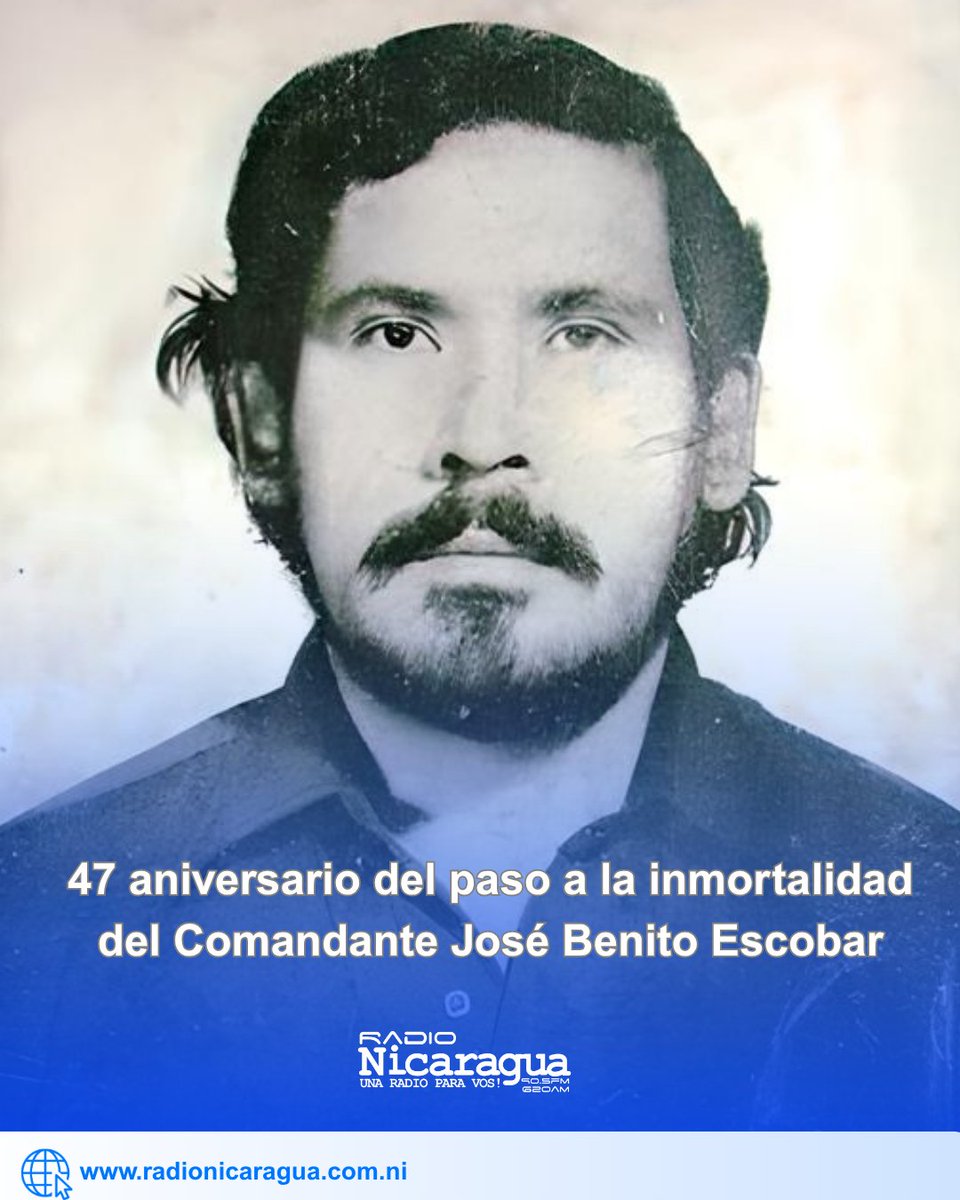 Nicaragua905's tweet image. #Nicaragua conmemora el paso a la #inmortalidad del #ComandanteJoséBenitoEscobar