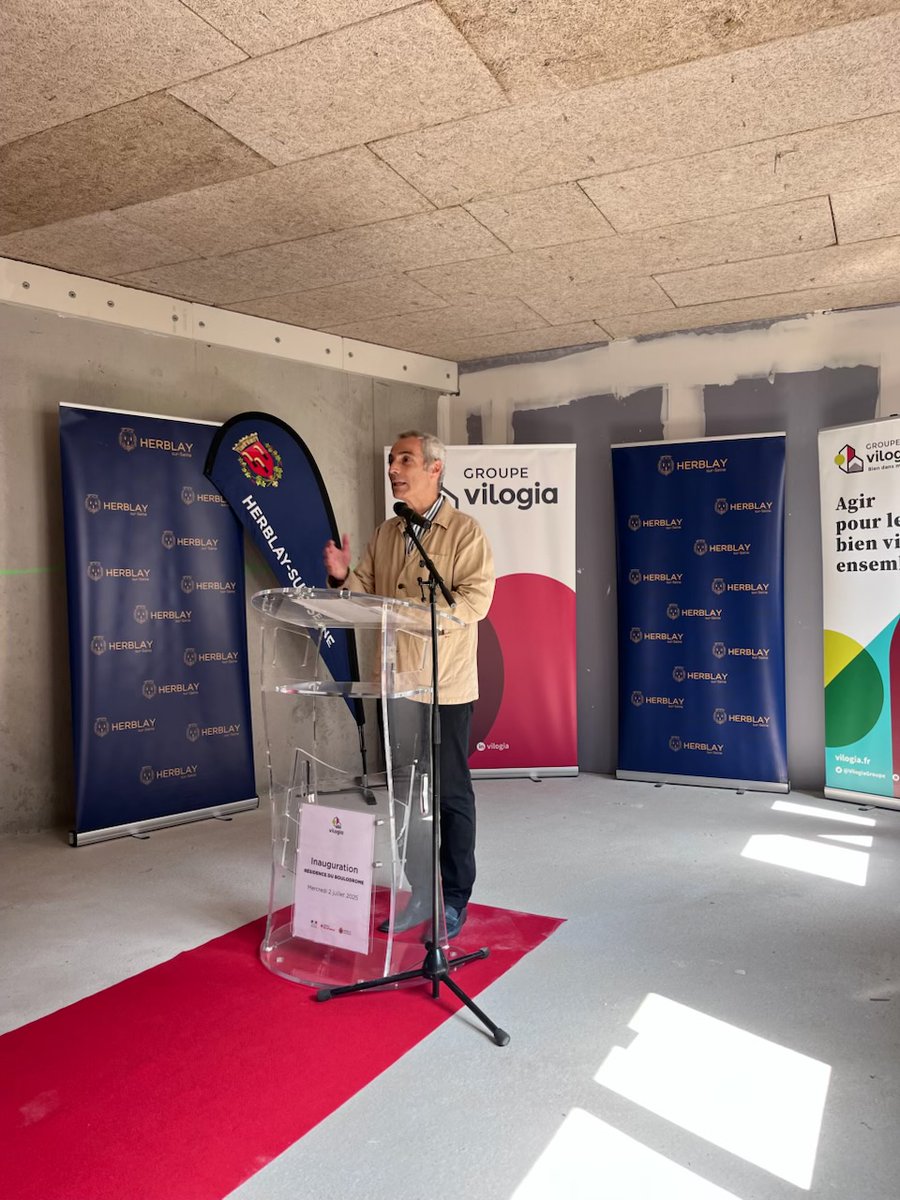 VilogiaGroupe's tweet image. Nous sommes ravis d'inaugurer 35 logements sociaux à Herblay-sur-Seine. Une nouvelle résidence, située en plein cœur de ville, qui allie logements sociaux et services de santé de proximité.
Parmi ces 35 logements, qui favorisent une grande mixité résidentielle, 6 ont été…