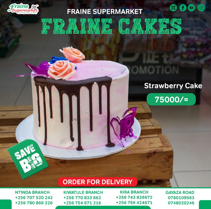 Celebrating a birthday or a party soon? Make it sweeter with our delicious cakes! Visit Fraine Supermarket and pick the perfect one for your special day.