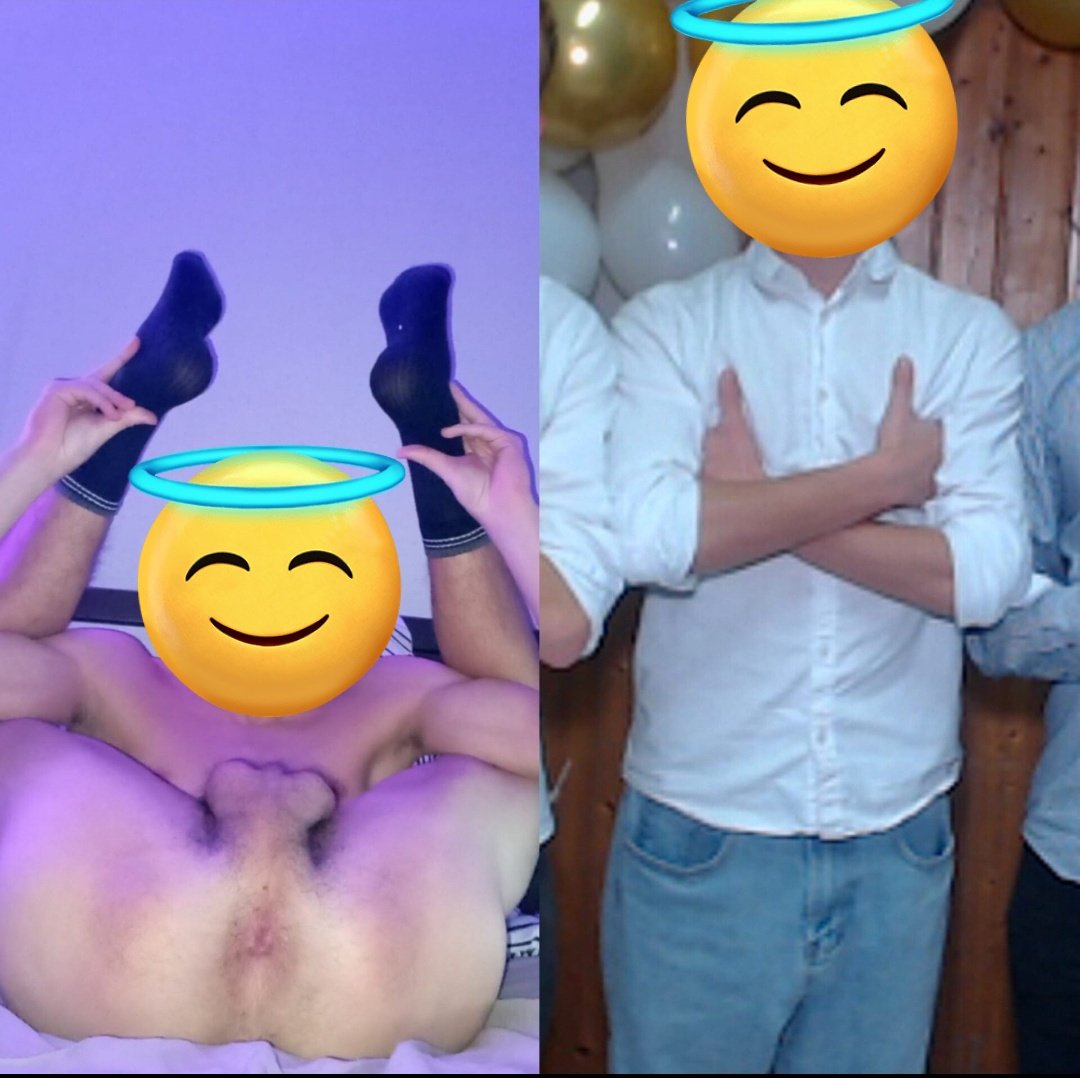 Qui me veut comme soumi ?
En publique je suis un hetero populaire arrogant qui prend les gens de haut et se moque d'eux et en privé je kiff être humilier souillé insulter rabaisser moquer ridiculiser sali etc
Plus les idée sont sales et folle mieux c'est
Rt 🔄🙏🏼 et vien en dm ⤵️