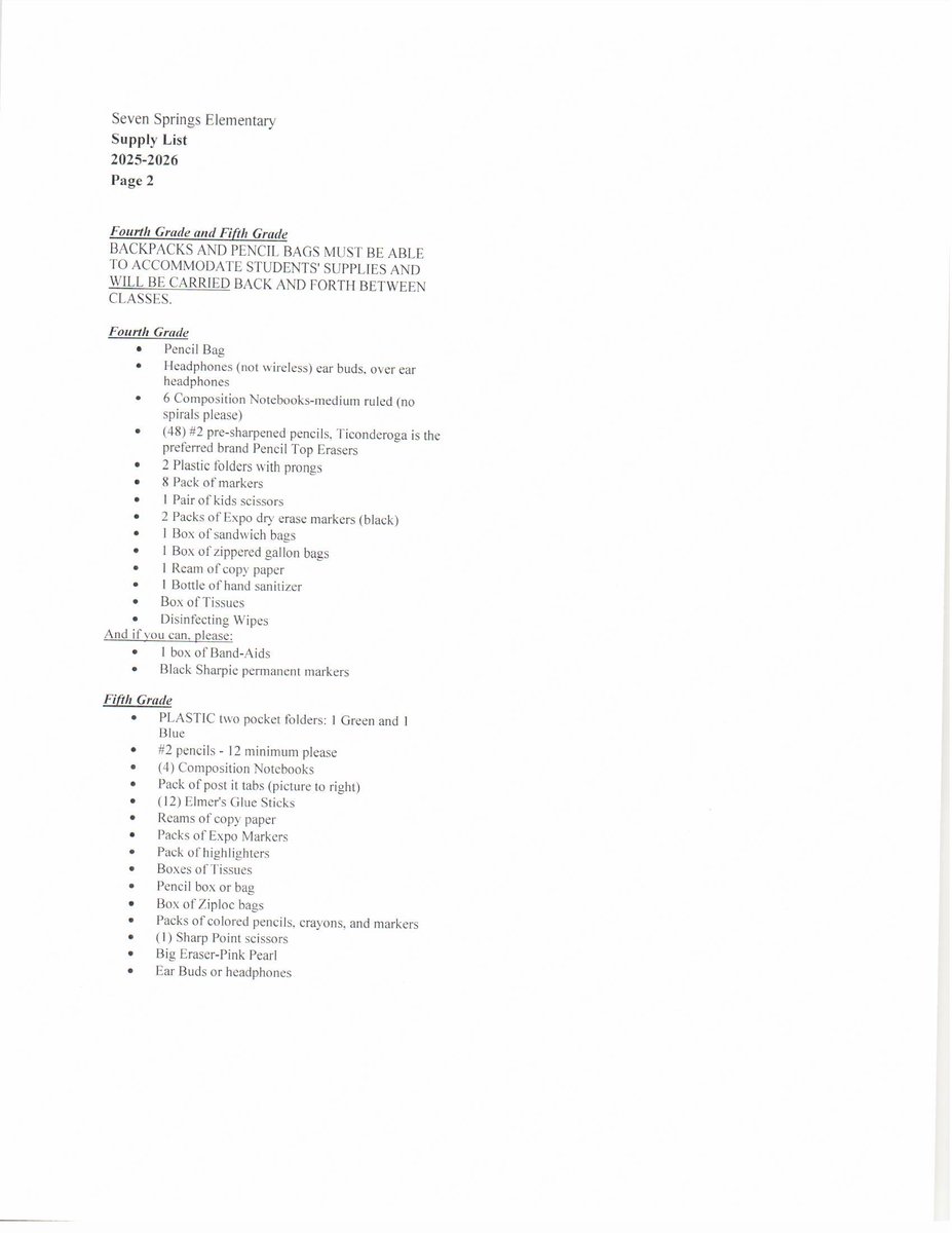 Supply List 2025-2026