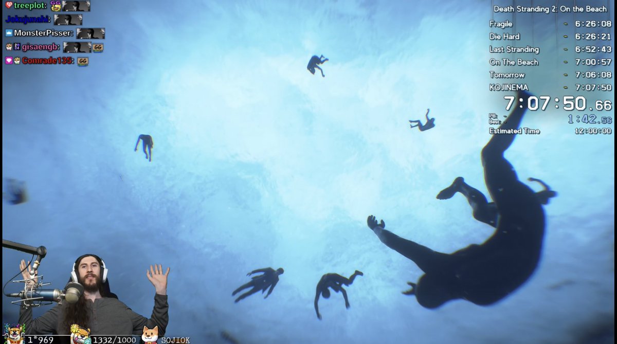 The World’s First Death Stranding 2 Speedrun in 7:07:50
I routed/planned everything on my own, and winged it. Ended up finishing way under my initial estimate. I love this game. #DeathStranding2