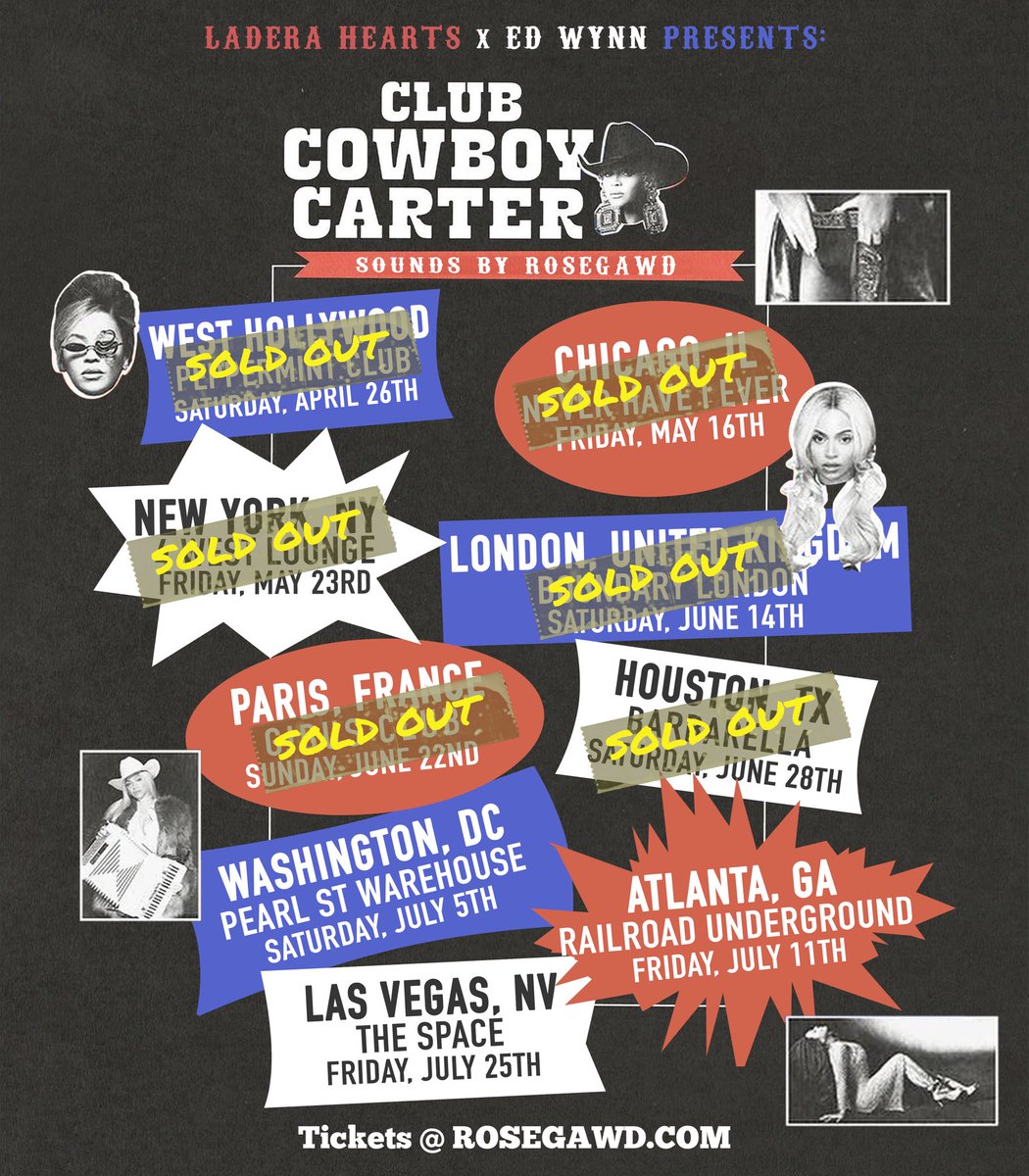 djrosegawd's tweet image. CAN’T BELIEVE THIS TOUR IS ALMOST OVER!!
I’m in your city this summer!
Upcoming:
DC - SATURDAY 7/5
ATL - 7/11
VEGAS - 7/25
Tickets: Rosegawd.com