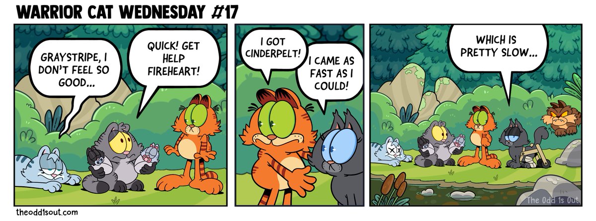 theodd1sout's tweet image. Happy WARRIOR CAT WEDNESDAY 🐈