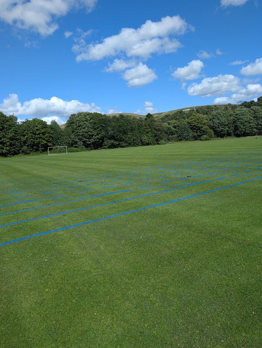 WCHS_PE's tweet image. Ready for Yr 7️⃣/8️⃣ Sports Day.

Track is looking great in school blue. 🟦🟦🟦