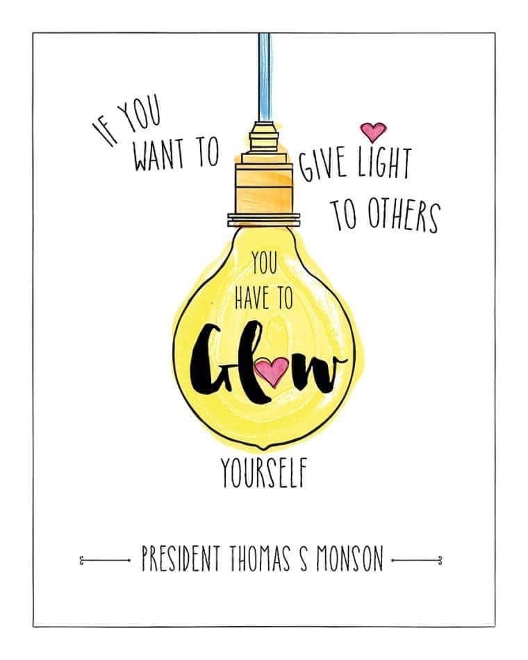 Wellness Wednesday

"If you want to give light to others, you have to glow yourself." – Pres. Thomas S. Monson 

Protect your peace. Prioritize rest. Nurture your glow—so you can shine for others. 

#WellnessWednesday #SelfCare #MentalHealth #GlowFromWithin
