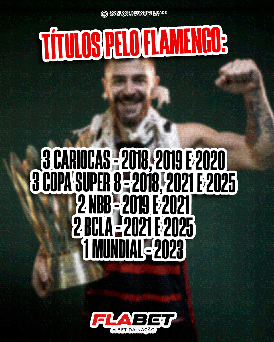 ganheibet_br's tweet photo. 🇦🇷 MUITO OBRIGADO, BALBI! 🏀

Foram anos de raça, dedicação e MUITOS títulos vestindo o Manto Sagrado! 🏆 Sua história no Flamengo é gigante e inesquecível. Sucesso nos novos desafios, a Nação vai estar sempre com você! ❤️🖤

#FlaBet #BetDaNação #FlaBasquete https://t.co/HnqCn7Gfcw