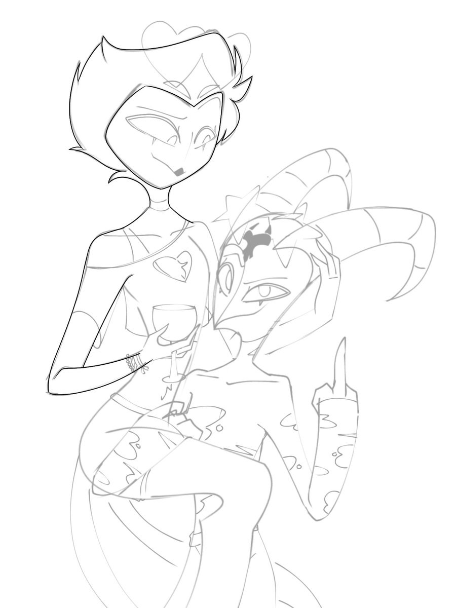 LuzDragon_'s tweet photo. Proceso🖌 #helluvaboss #helluvabossfanart #art #fanart #squetch #stolitz #HelluvaBossStolas #helluvabossBlitzø
#stolas #Blitzø https://t.co/R5s507T736
