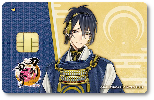 🆕【DMM JCBカード 刀剣乱舞ONLINE】 🔸デザインは全6種類 1⃣三日月