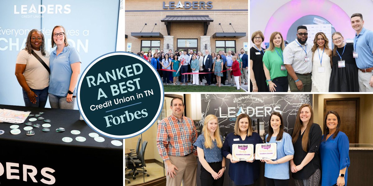 Congratulations to <a href="/leaderscu/">Leaders Credit Union</a> on being ranked a best credit union in Tennessee by <a href="/Forbes/">Forbes</a>!

Read more here: news.leaderscu.com/forbes-names-l…