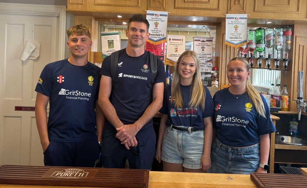 timkirk10's tweet photo. @TailendersPod @jimmy9 thanks for the picture at @Chesterfield_CC , you forgot to take a piece of Colin the Caterpillar though https://t.co/xhuDK7zWSP