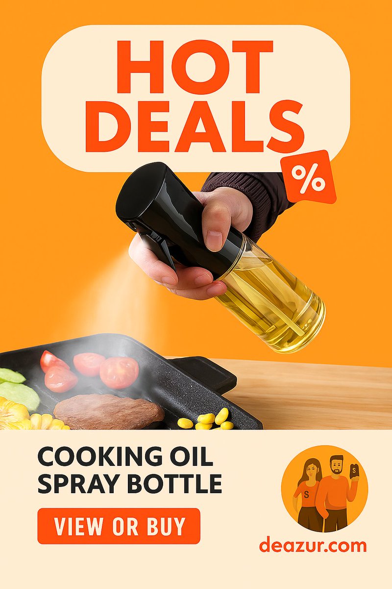 deazur_com's tweet image. Control your oil usage in style — this spray bottle is perfect for cooking, grilling, or even salon use!
🔗 temu.to/k/ept2wu7t8ln
#Temu #TemuDeals #OilSprayer #KitchenTools #HotDeals
🌐 deazur.com