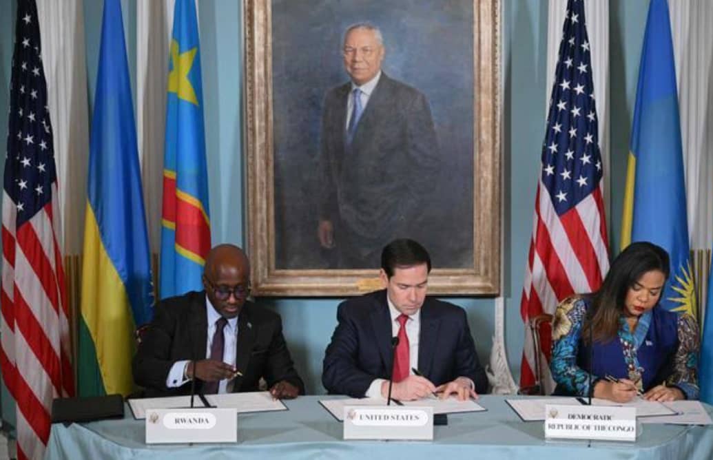 Le Mécanisme National de Suivi de l'Accord-Cadre d'Addis-Abeba salue l'Accord de Paix entre la RDC et le Rwanda en réaffirmant le respect mutuel de la souveraineté nationale, de l'intégrité territoriale, de l'arrêt des hostilités et du règlement pacifique des différends.