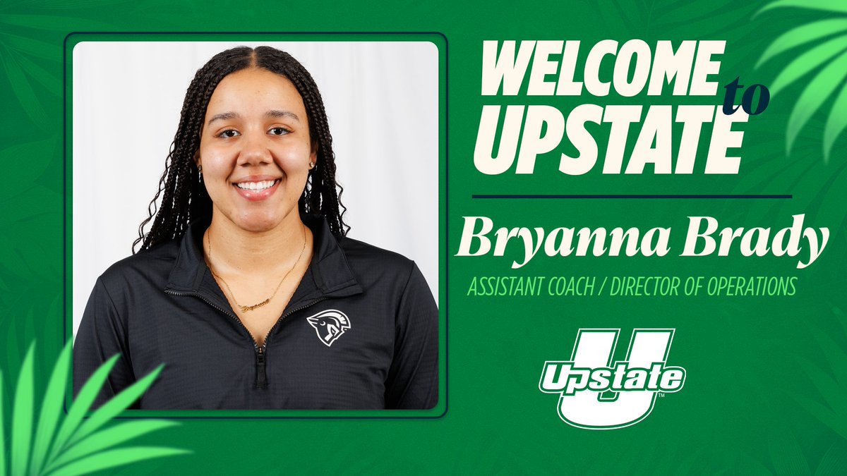 Returning to the Big South, where she was an All-Conference player, from VCU, Bryanna Brady is the newest member of head coach Jason William's coaching staff

Welcome to Upstate to our new assistant coach &amp; director of basketball ops

🔗 | brnw.ch/21wTQBj

#SpartanArmy ⚔️