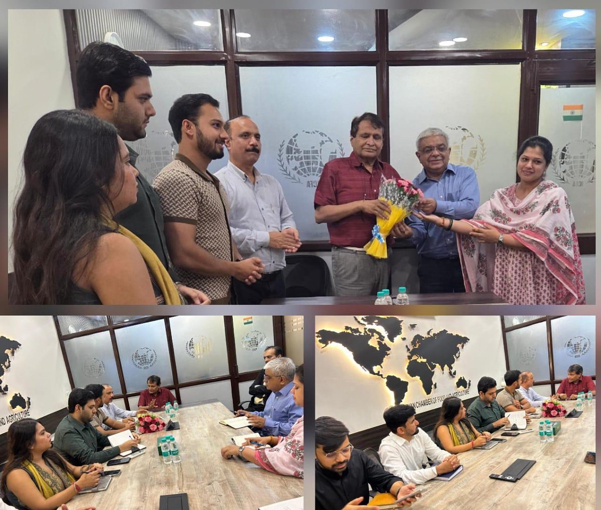 Momentous day for #ICFA to receive its new Chairman and former Union Minister of Commerce, Railways, Industry, Environment, Power, Chemicals &amp; Fertilisers, and Civil Aviation, Mr. Suresh Prabhu at the office.