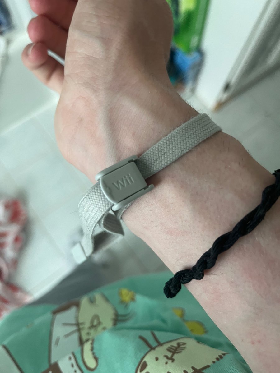 sweetlotusfish's tweet image. I have never felt any safer with this around my arm for the past three years..