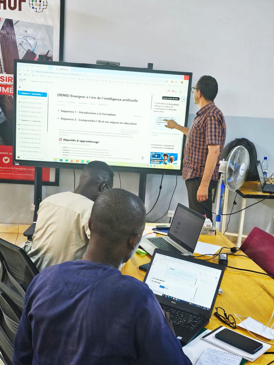 IFIC_AUF's tweet photo. L’IFIC poursuit son accompagnement en Afrique francophone - cette fois-ci au Tchad !
👨‍🏫1 parcours, formations hybrides, 17 participants, 3 établissements de l’AUF au Tchad formés !
🔗Attestations sur la #Blockchain
🌐https://t.co/JmKTX9MUGB
📩ific@auf.org
#TransformationNumérique https://t.co/xq7TJB50xr