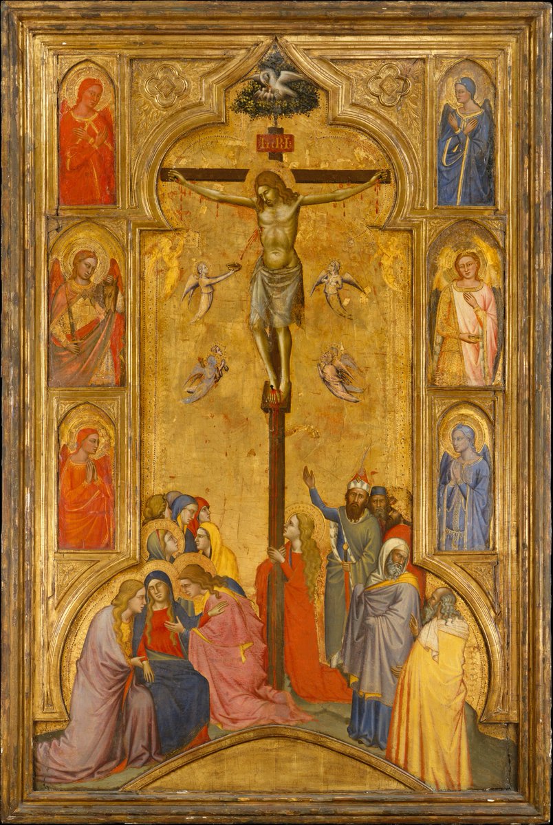 The Month of July is dedicated to the Most Precious Blood of Jesus.

“The Blood of Christ is the fountain of mercy, flowing from the side of our Savior to cleanse and sanctify us.” -St. Bonaventure (1221–1274)

Artwork: 'Crucifixion' by Orcagna, c. 1365