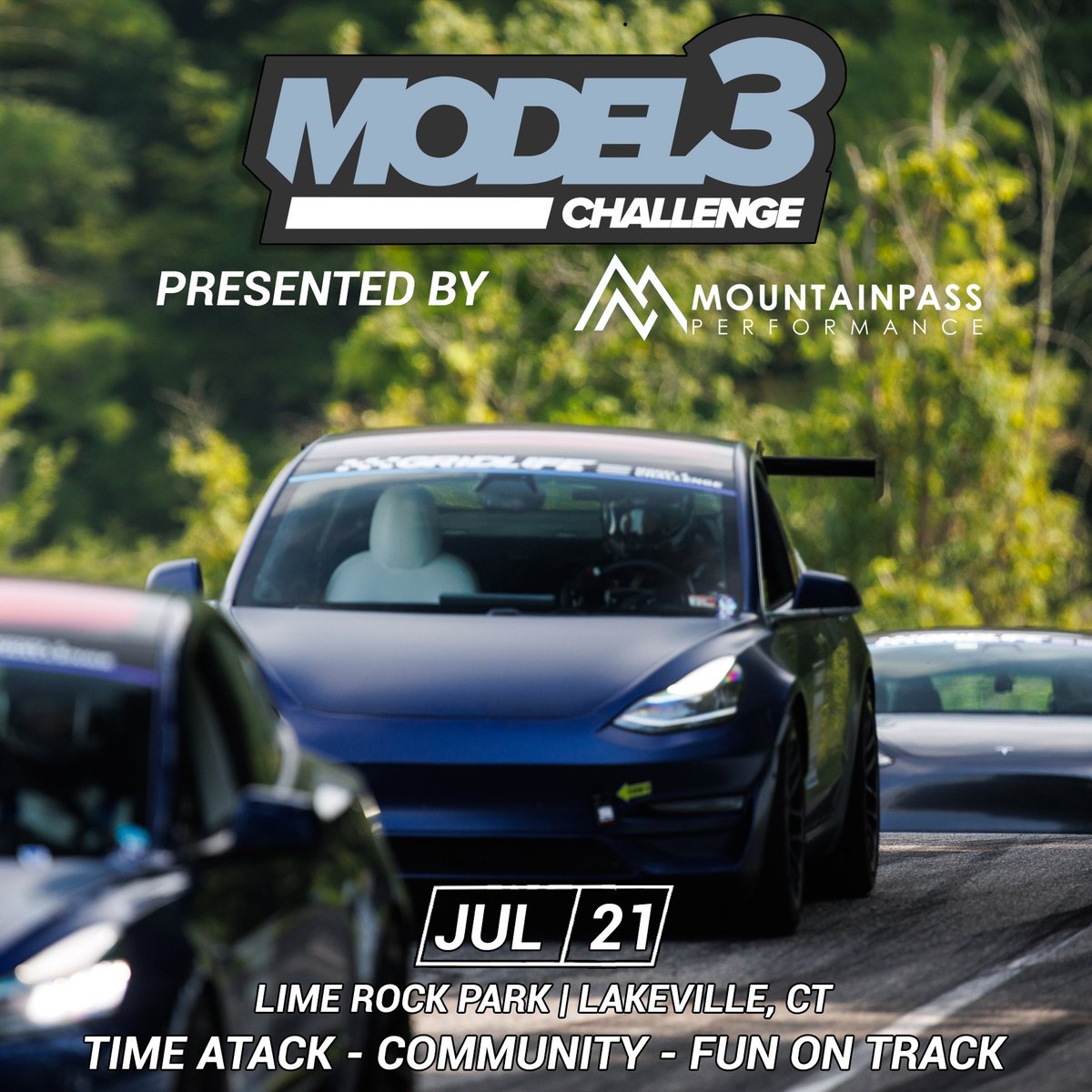 Model3Challenge's tweet image. The Model 3 Challenge is headed back to Lime Rock Park for our next Time Attack event of this season! Join us for a day of fun in beautiful western Connecticut!
#Tesla #Model3 #Model3Challenge