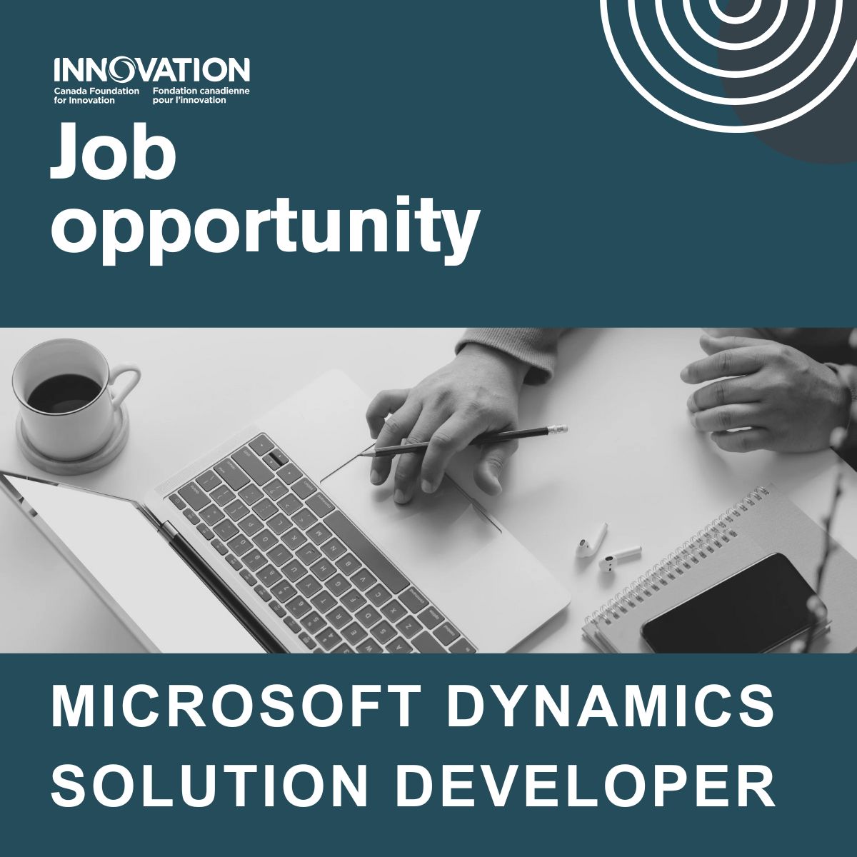 📣 Career opportunity!
We're hiring a Microsoft Dynamics Solution Developer to lead the architecture, development &amp; integration of our Dynamics environment.
🔧 Dynamics + Scribe + SharePoint
🌐 Hybrid 
📅 Deadline: June 1
👉 Apply now: bit.ly/43aijcD