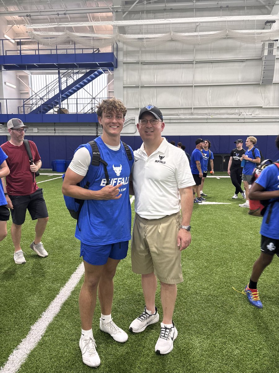 ColtonLess's tweet image. I’ve come back home and wanted to thank @UBFootball for a great camp. Thank you @Biggame_24 for the work and feedback! 
@Berlin_Bears_FB @CoachSchrock03 @_Coach_Harris