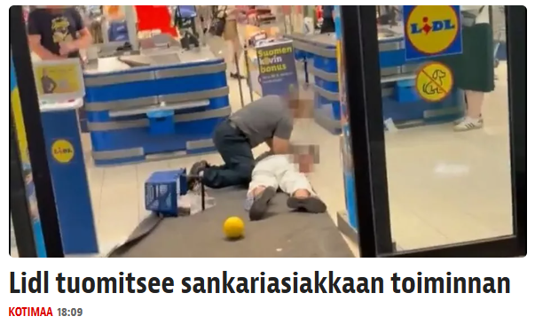 JyriTallgren's tweet image. Miksi?
Lidlin pitäisi palkita kyseinen asiakas, joka palautti teiltä anastetun omaisuuden takaisin rohkealla tavalla.