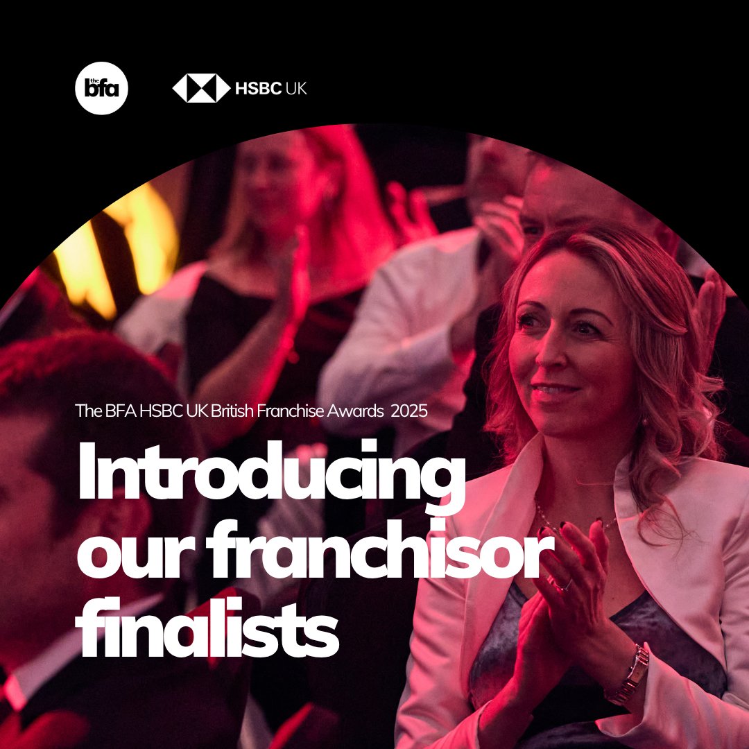 The 2025 Franchisor Finalists are here! 🏆

Congratulations to all the brands recognised for excellence in franchising. 👏🏼
 
🔗 Full list: ow.ly/Cmla50WjMuz

 #BFAHSBCUKBritishFranchiseAwards2025 #FranchiseCommunity #AwardFinalists
