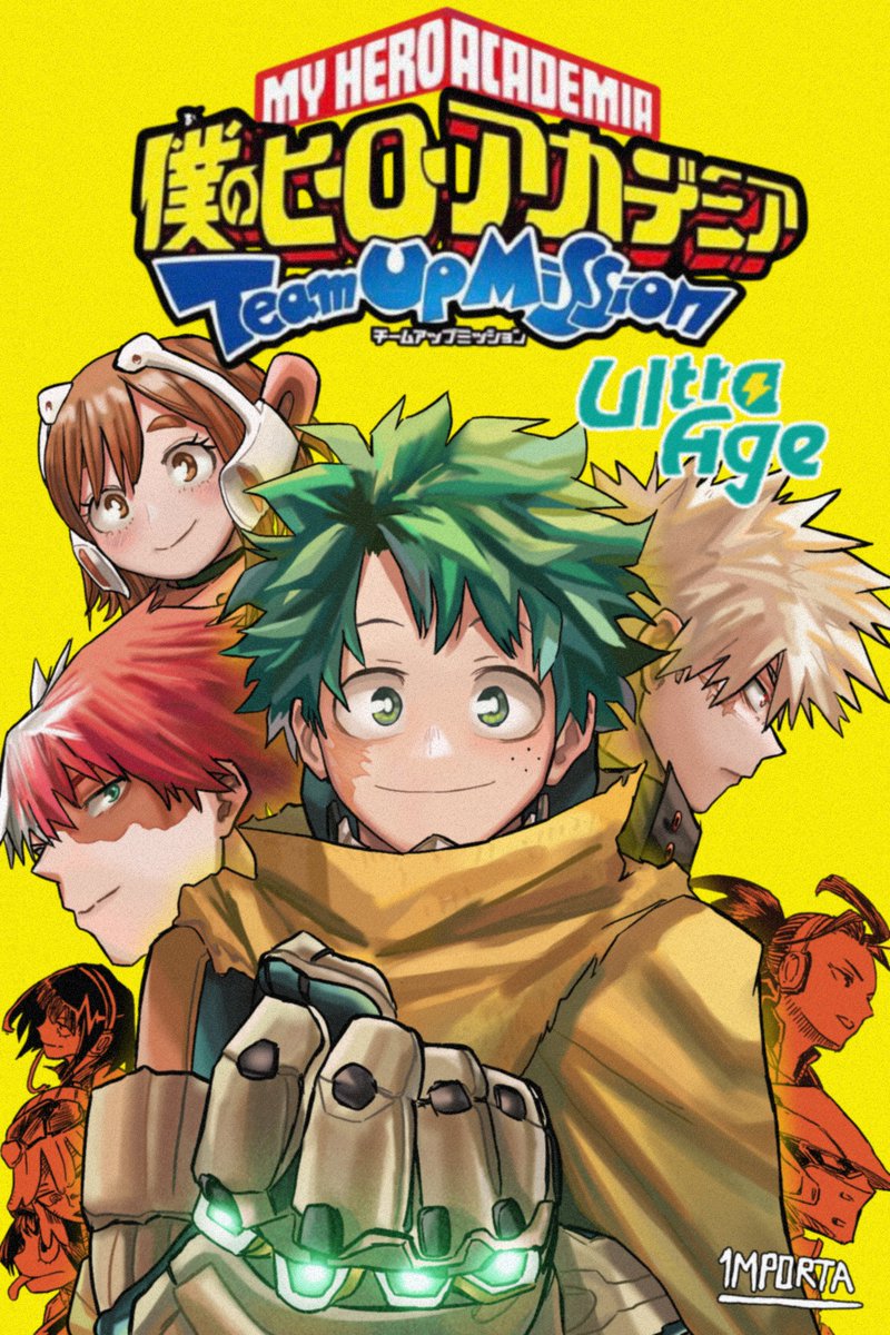 Team-Up Mission: Ultra Age

#Boku_no_Hero_Academia #MyHeroAcademia #MHA #BNHA #Deku #Izukumidoriya #dekumidoriya #ochakouraraka #katsukibakugou #tenyaiida #shoutotodoroki
