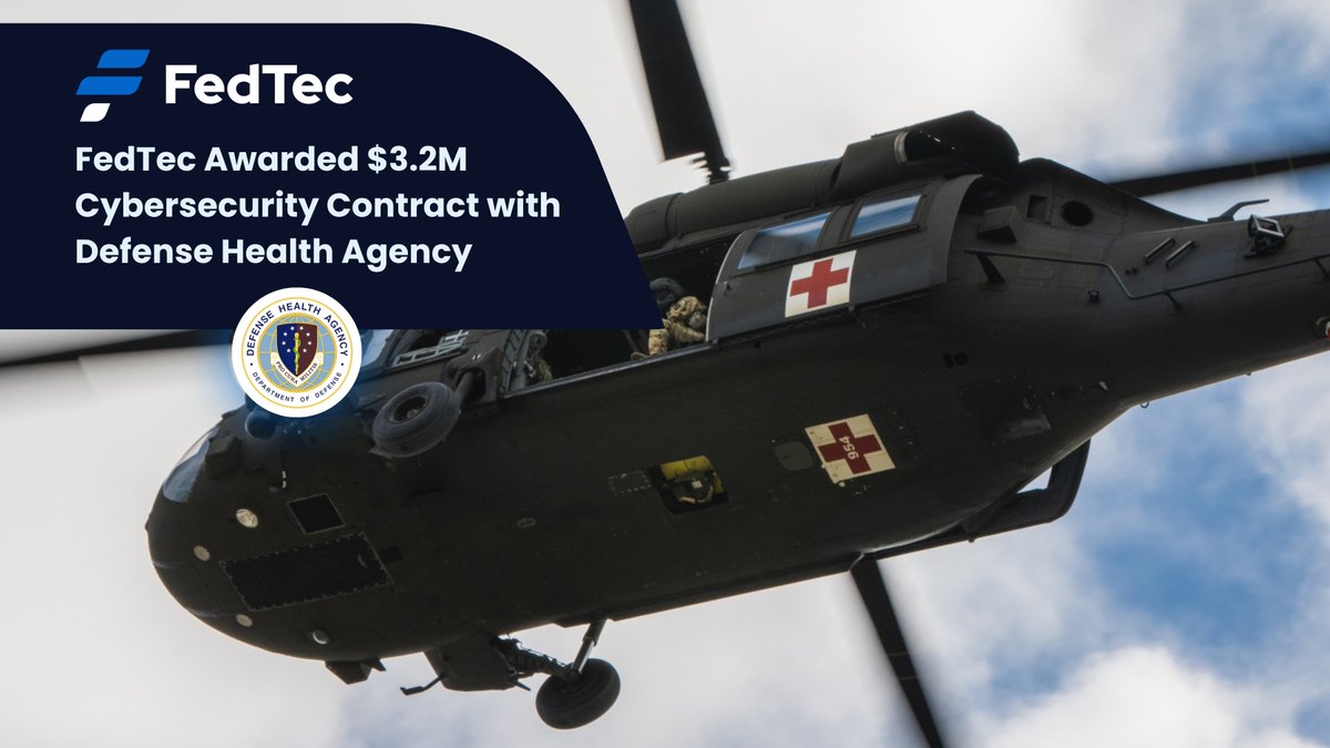 Safeguarding military health systems requires continuous innovation and trusted execution. FedTec’s award with the Defense Health Agency reflects exactly that. fedtec.com/news/dha-cyber… 
#Cybersecurity #DefenseHealth #GovCon #WomenOwned #SecureByDesign #MissionReady #FedTec