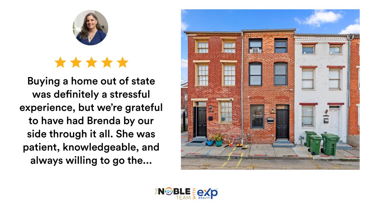 movewithbrenda's tweet photo. My latest RateMyAgent review in Baltimore.
MD 659410
https://t.co/k41eJAqDRR

...
#ratemyagent #realestate #eXp_Realty_LLC_E__TR__Maryland https://t.co/niRSmxfqye